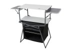 Ozark Trail Kitchen Camping Table, Silver