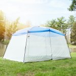 Ozark Trail 13' x 9' x 84" Screen House with 1 Large Room, Blue