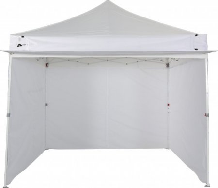 Ozark Trail White Commercial Instant 10' x 10' Straight Leg Canopy with Sidewalls