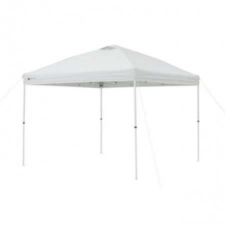 Ozark Trail 10' x 10' Simple Push Straight Leg Instant Canopy, White