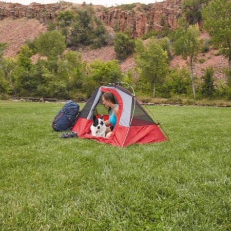 Ozark Trail 1-Person Backpacking Tent, with Large Door for Easy Entry