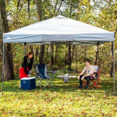 Ozark Trail 12' x 12' Instant Straight Leg Canopy for Camping-Gray