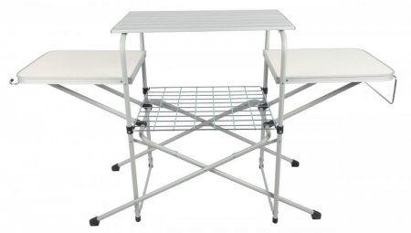 Ozark Trail Camp Kitchen Cooking Stand with Three Table Tops