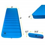 Ozark Trail Foam Sleeping Pad, 78 x 30 x 3.9 Blue