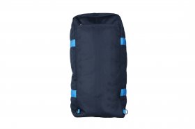 Ozark Trail Camping Carry-All 90L Duffel with Backpack Straps, Blue Polyester