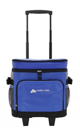 Ozark Trail Rolling 42 cans Soft-Sided Cooler, Blue