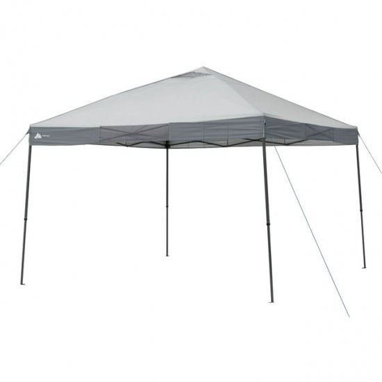 Ozark Trail 12\' x 12\' Instant Straight Leg Canopy for Camping-Gray