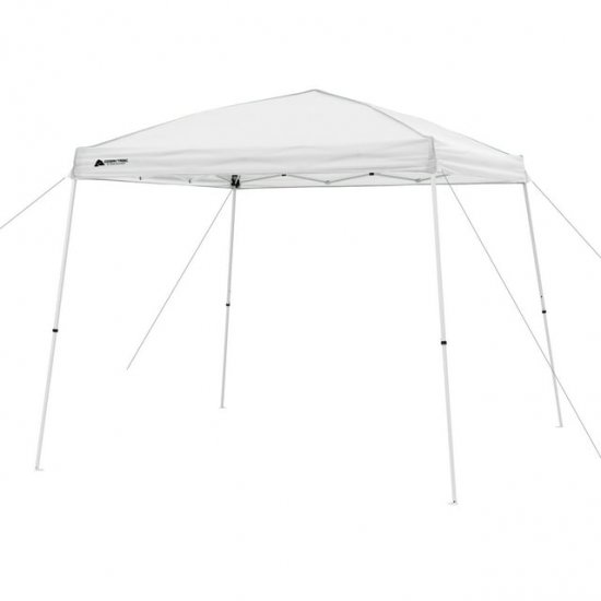 Ozark Trail 10\' x 10\' Simple Push Slant Leg Canopy (100 Sq. ft.)