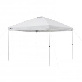 Ozark Trail 10' x 10' Simple Push Straight Leg Instant Canopy, White