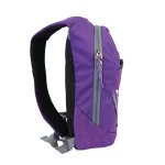 Ozark Trail Bell Mountain 10L Sling Backpack, Purple/Gray