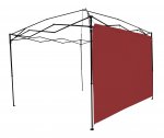 Ozark Trail Sun Wall for 10' x 10' Straight Leg Canopy for Camping (Accessory Only), Red