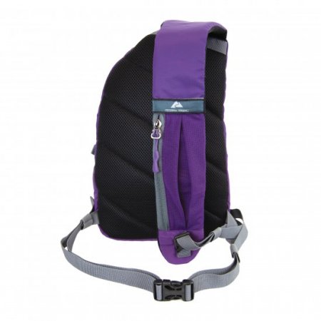 Ozark Trail Bell Mountain 10L Sling Backpack, Purple/Gray