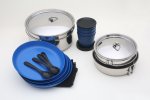 Ozark Trail 22-Piece Mess Kit and Pans Set with Mesh Carrying Bag