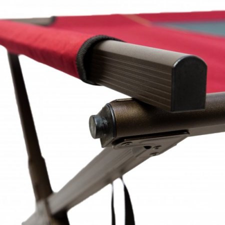 Ozark Trail Lightweight Camp Cot, Red, 83.5L x 34W x 20H