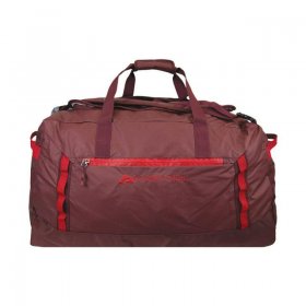 Ozark Trail 90L Packable All-Weather Duffel Bag with Convertible Backpack Straps, Red