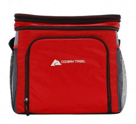 Ozark Trail 36 Can Soft Sided Cooler, Red