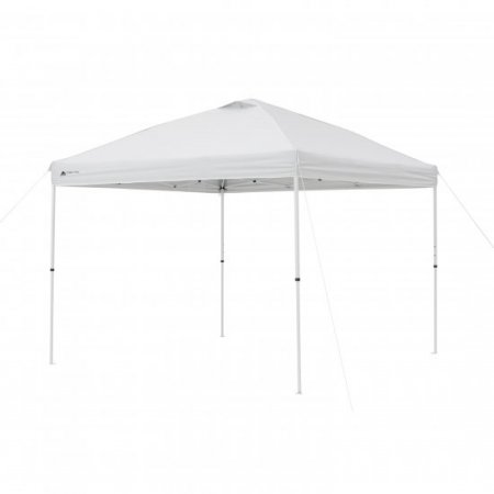 Ozark Trail 10' x 10' Simple Push Straight Leg Instant Canopy, White