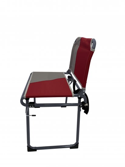 Ozark Trail Anywhere Stadium Seat, Red and Grey, Adult