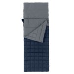 Ozark Trail 40F Weighted Adult Sleeping Bag-Navy & Gray (size 95 in. x 34 in.)