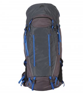 Ozark Trail Adult Unisex 65 Liter Backpacking Backpack, Gray