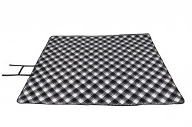 Ozark Trail Blanket and Two Chair Combo, Adult, Black White