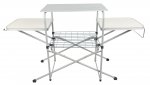 Ozark Trail Camp Kitchen Cooking Stand with Three Table Tops