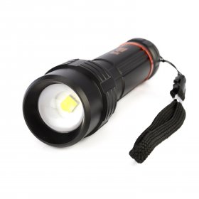 Ozark Trail 1500 Lumen Focusing Flashlight, IP67 Waterproof, Black