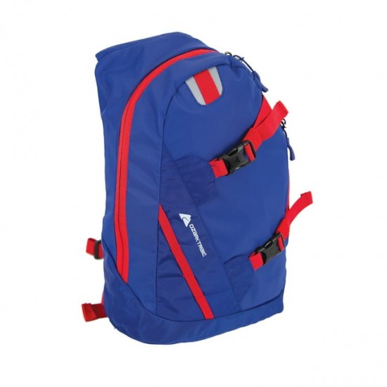 Ozark Trail Bell Mountain 10L Sling Backpack, Blue/Red