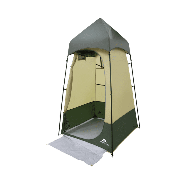 Ozark Trail Hazel Creek Lighted Privacy Tent One Room, Green