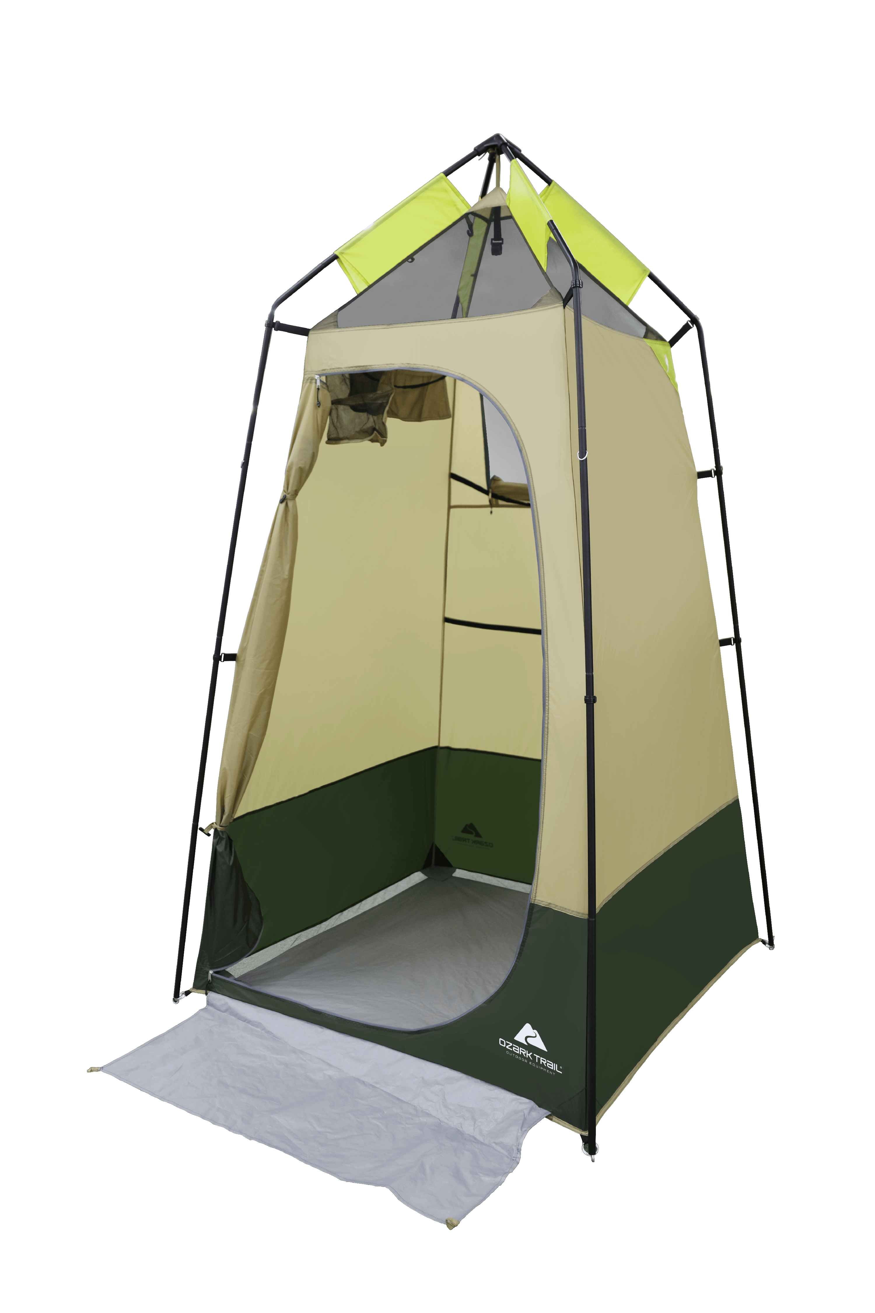 Ozark Trail Hazel Creek Lighted Privacy Tent One Room, Green